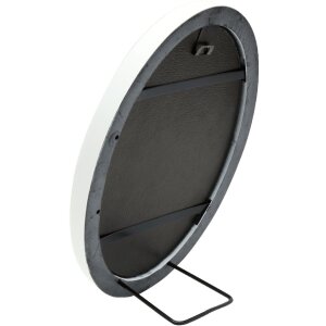 Deknudt S100F1 Cadre Photo Ovale Blanc 18x24 cm