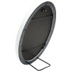 Deknudt S100F1 Cadre Photo Ovale Blanc 18x24 cm