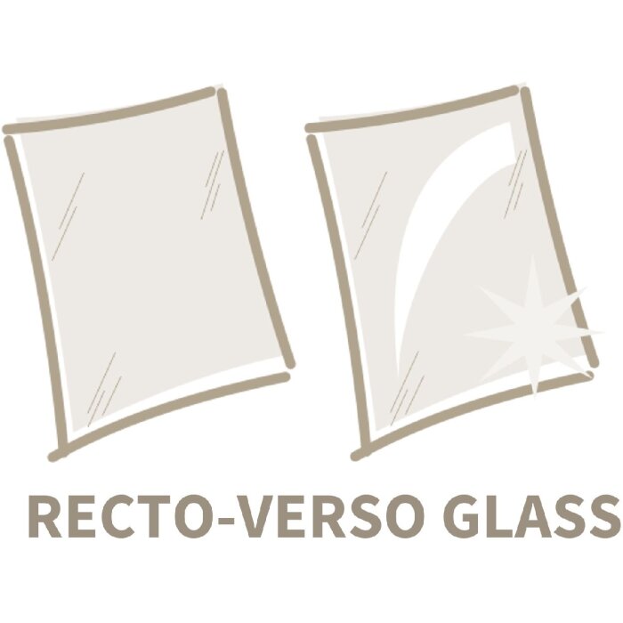 Deknudt S350A1 Recto Verso Cadre photo verre 40x50 cm