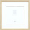 Deknudt S43AH1 Cadre photo bois naturel 20x20cm avec passe-partout 13x13cm
