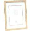 Deknudt S43AH1 Cadre photo couleur bois naturel 24x30 cm avec passe-partout 18x24 cm