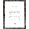 Deknudt S45YE2 Cadre en bois noir bordé dargent 30x45cm