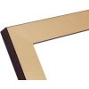 Deknudt S47BB2 Cadre photo or/noir 20x30 cm plastique