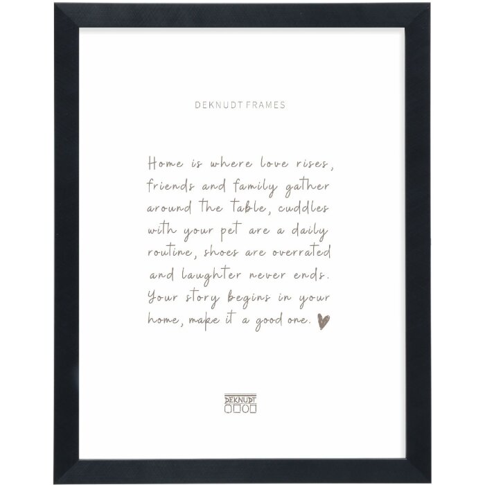 Cadre Photo Deknudt S47BK2 Noir 30x45 cm Plastique