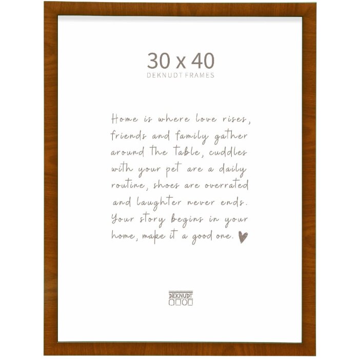 Deknudt S47EG3 Cadre photo bois noir 30x40 cm
