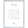 Deknudt S54SD2 cadre en bois couleur argent 30x40 cm