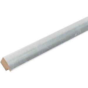 Cadre en bois Deknudt S54SD2 argenté 30x45 cm