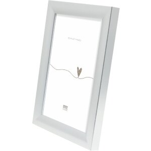 Cadre en bois Deknudt S54SD2 argenté 30x45 cm