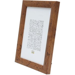 Cadre en bois Deknudt S54SH9 brun 13x18 cm