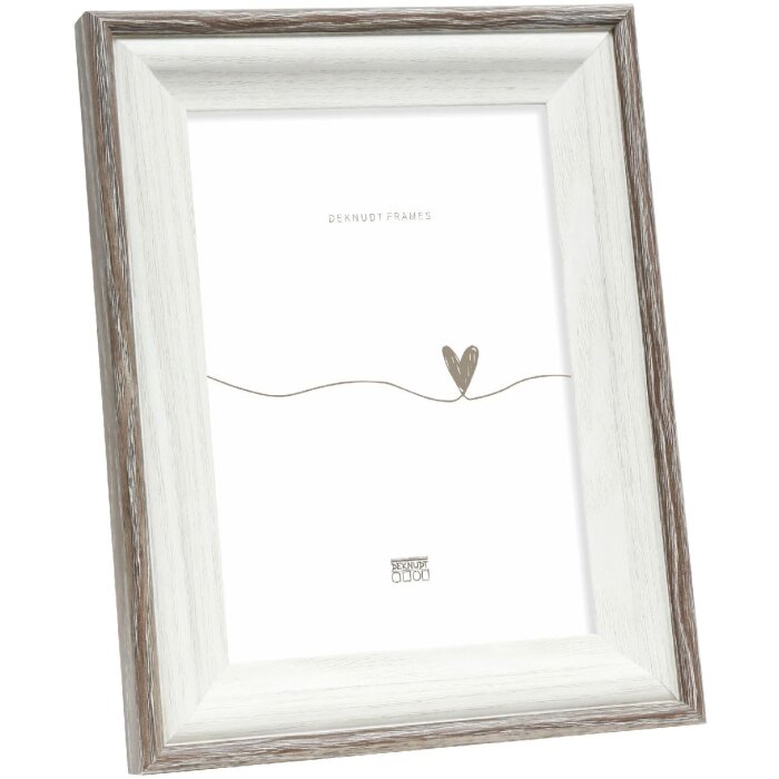 Deknudt S68VG2 cadre photo blanc marron-gris 15x20 cm