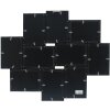 Cadre photo mural Deknudt S68UC2 noir pour 10 photos 10x15 cm