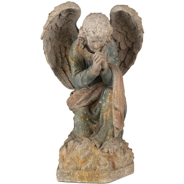 Clayre & Eef 5MG0043 Déco ange de la prière look antique 41x45x65 cm