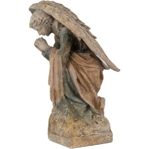 Clayre & Eef 5MG0043 Déco ange de la prière look antique 41x45x65 cm