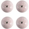 Clayre & Eef 65302 Bouton de porte Céramique Rose Motif floral Ø 4x3/6 cm