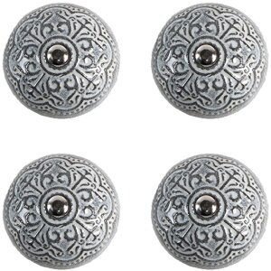 Clayre & Eef 65303 Bouton de porte Vintage Argent...