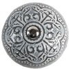 Clayre & Eef 65303 Bouton de porte Vintage Argent Ø 4x3/6 cm Set 4 pièces