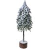 Clayre & Eef 65580 Sapin de Noël artificiel 20x15x53 cm aspect neige