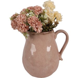 Clayre & Eef 6CE1712P Décoration Pot rose 21x16x20 cm