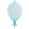 Clayre & Eef 6GL4440 Décoration Ballon suspendu Ø 10x17 cm Bleu clair