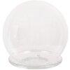 Clayre & Eef 6GL4445 Cloche en verre Ø 12x12 cm Transparent