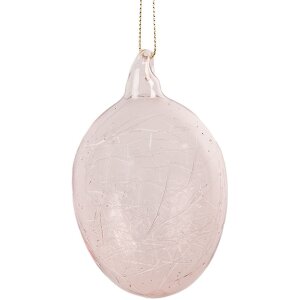 Clayre & Eef 6GL4447 Décoration Oeuf rose...