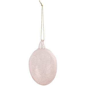 Clayre & Eef 6GL4447 Décoration Oeuf rose...