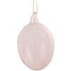 Clayre & Eef 6GL4447 Décoration Oeuf rose verre Ø 6x10 cm style campagnard