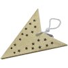Clayre & Eef 6PA0512M Décoration étoile or 45x15x45 cm