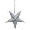 Clayre & Eef 6PA0512SZI Décoration étoile argent 30x10x30 cm