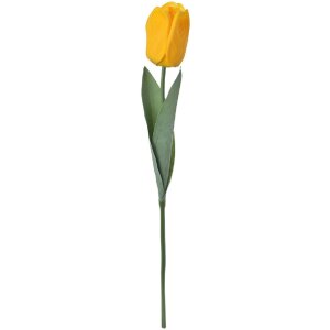 Clayre & Eef 6PL0235 Fleur artificielle Tulipe jaune 6x6x50 cm