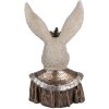 Clayre & Eef 6PR4138 Décoration Lapin avec couronne 23x18x40 cm