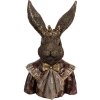 Clayre & Eef 6PR4139 Décoration Lapin avec couronne 23x18x40 cm
