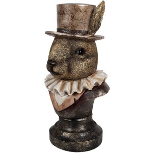 Clayre & Eef 6PR4140 Décoration Lapin 19x16x35...