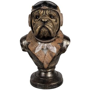 Clayre & Eef 6PR4142 Décoration Buste de chien...