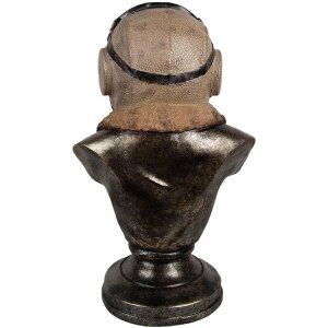 Clayre & Eef 6PR4142 Décoration Buste de chien 22x18x35 cm Style vintage