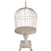 Clayre & Eef 6Y5591 Décoration Cage à oiseaux Fer antique Beige Ø 33x69 cm