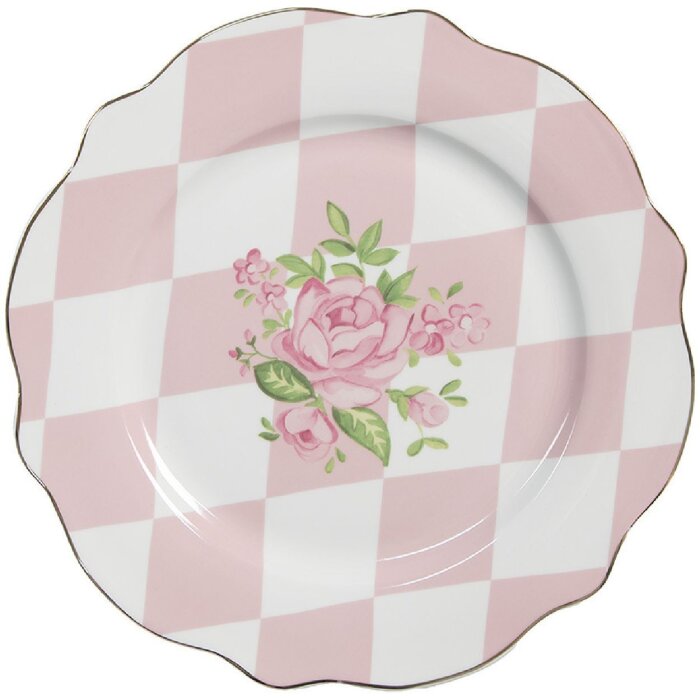 Clayre & Eef SWRDP Petite assiette Ø 20x2 cm