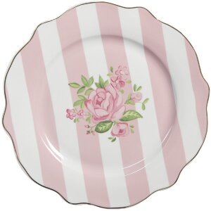Clayre & Eef SWRDP-2 Petite assiette Ø 20x2 cm