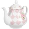 Clayre & Eef SWRTE Théière 1000 ml 20x14x17 cm