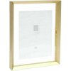 Deknudt S028A1 Cadre en verre or Barre en aluminium Effet photo flottant 20x30cm 30x40cm