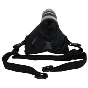 Buteo Photo Gear sac de haricots 1 selle modèle noir avec sangle de transport