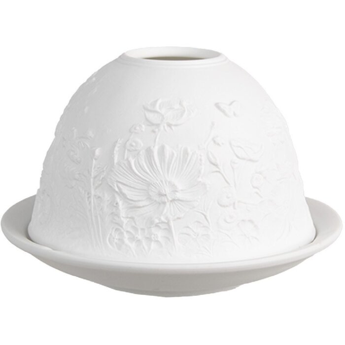 Clayre & Eef 6CE1826 Porte-bougie à chauffe-plat Ø 12x8 cm