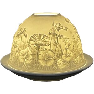 Clayre & Eef 6CE1826 Porte-bougie à chauffe-plat Ø 12x8 cm