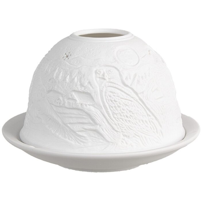Clayre & Eef 6CE1833 Porte-bougie à chauffe-plat Ø 12x8 cm