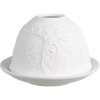 Clayre & Eef 6CE1834 Porte-bougie à chauffe-plat Ø 12x8 cm