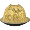 Clayre & Eef 6CE1834 Porte-bougie à chauffe-plat Ø 12x8 cm