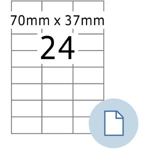HERMA 8424 Étiquettes de feuille A4 papier blanc...