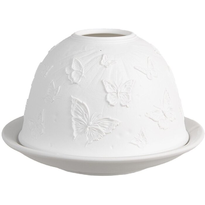 Clayre & Eef 6CE1811 Porte-bougie à chauffe-plat Ø 12x8 cm