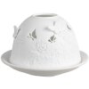 Clayre & Eef 6CE1816 Porte-bougie à chauffe-plat Ø 12x8 cm