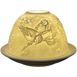 Clayre & Eef 6CE1831 Porte-bougie à chauffe-plat Ø 12x8 cm